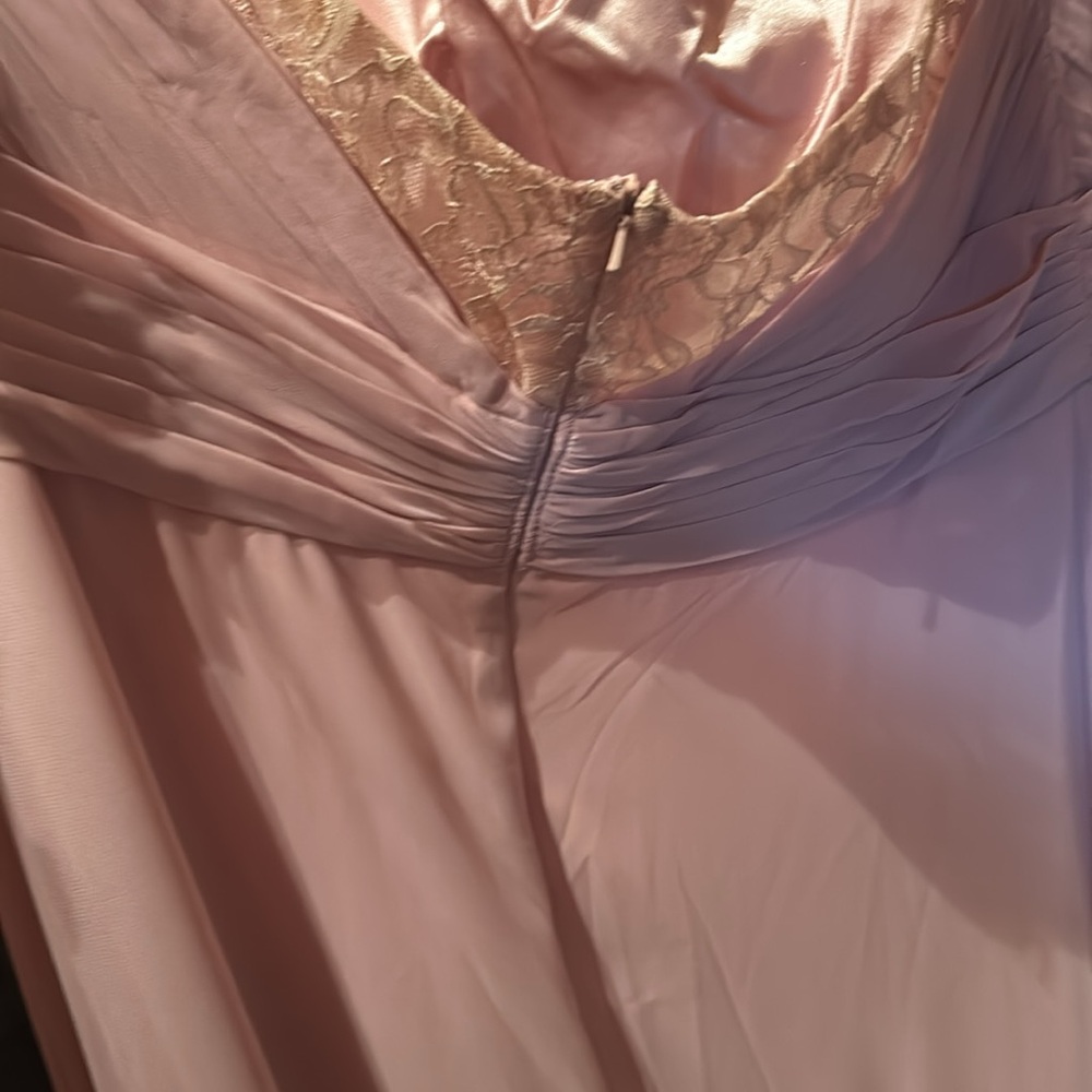 (NWOT) Pink chiffon dress size 2X - Picture 12 of 17